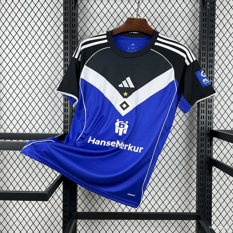 Camiseta Hamburger SV 2025/26 VISITANTE MANGA CORTA VERSION FAN